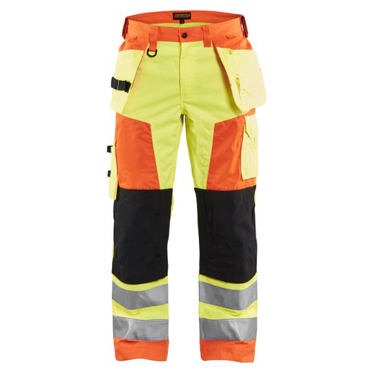 Blåkläder 8827-1804 Limited Edition Vyötäröhousut huomioväri, keltainen/oranssi C46