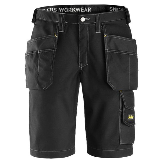 Snickers 3023 Shortsit musta/musta 44