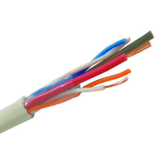 Nexans FLQQBR Hälytyskaapeli 8.5 mm ulkohalkaisija, valkoinen 500 m, rumpu