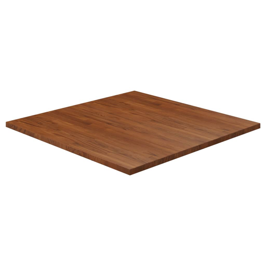 vidaXL Pöytälevy neliö tummanruskea 90x90x2,5 cm käsitelty tammi
