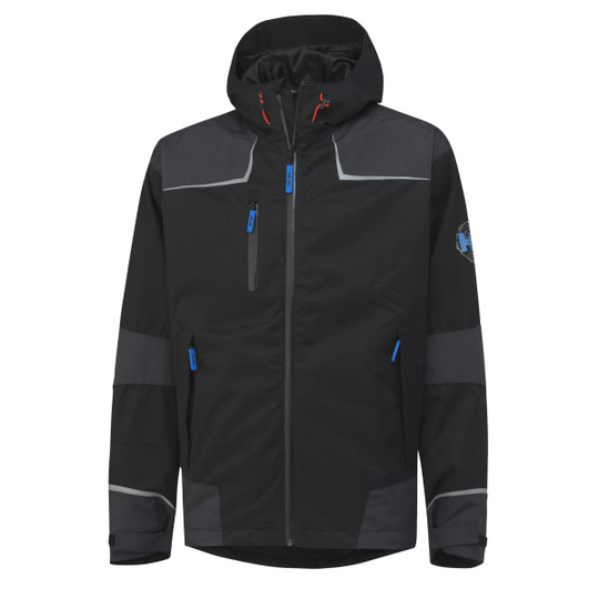Helly Hansen Workwear Chelsea 71047 990 Takki musta, veden- ja tuulenpitävä XS