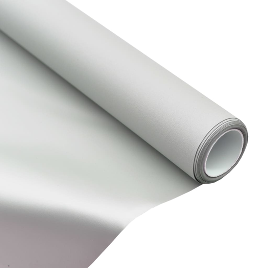 vidaXL Valkokankaan kangas metalli PVC 108" 4:3