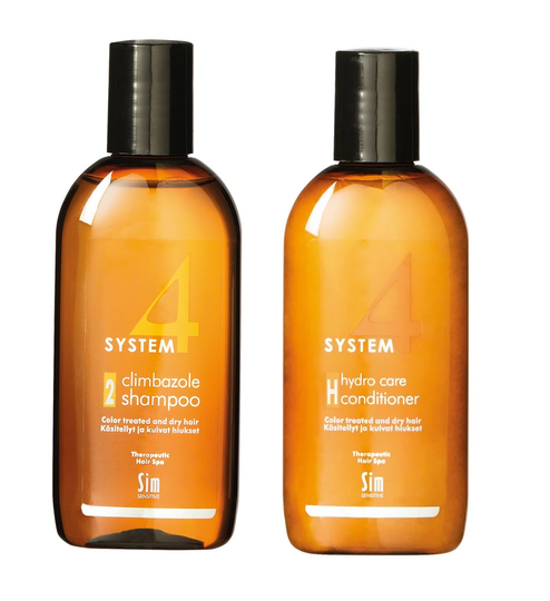 System 4 - Nr. 2 Climbazole Shampoo 100 ml + System 4 - Nr. H Hydro Care Conditioner 100 ml