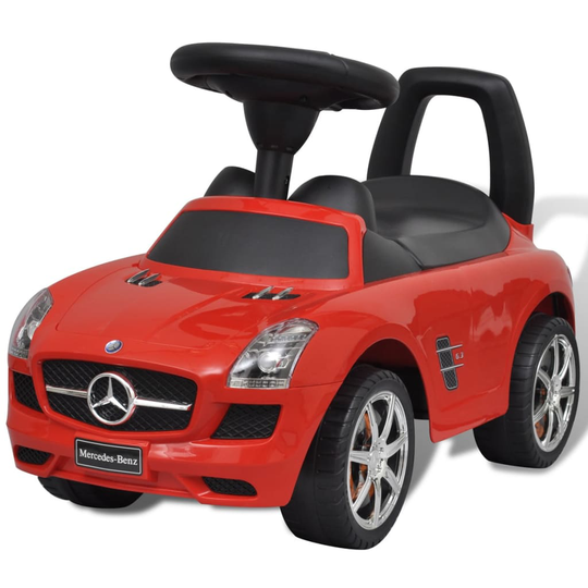 Mercedes Benz Punainen Lasten Jalkakäyttöinen Auto