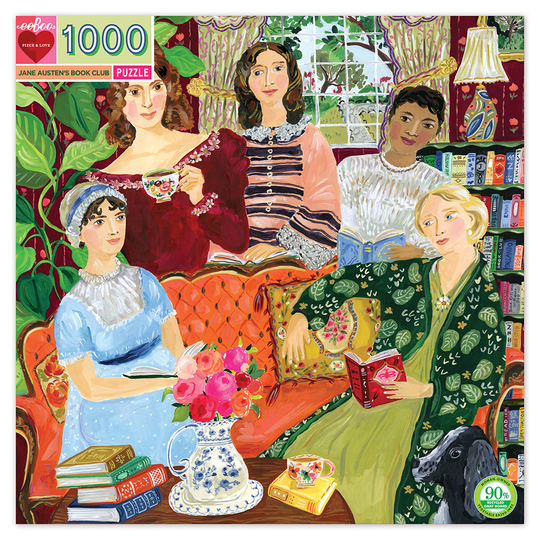eeBoo - Palapeli - Jane Austenin kirjakerho, 1000 kappaletta