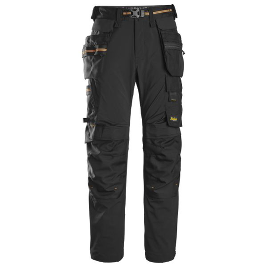 Snickers 6515 AllroundWork Työhousut musta, tuulisuojattu, stretch 44