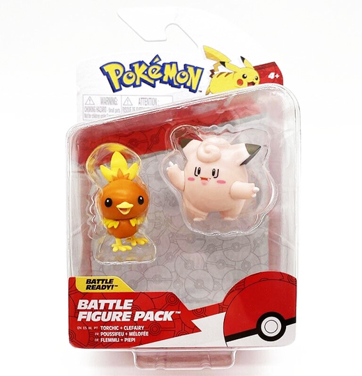 Pokemon - Battle Figure Pack - Torchic + Clefairy - ( PKW2641 )