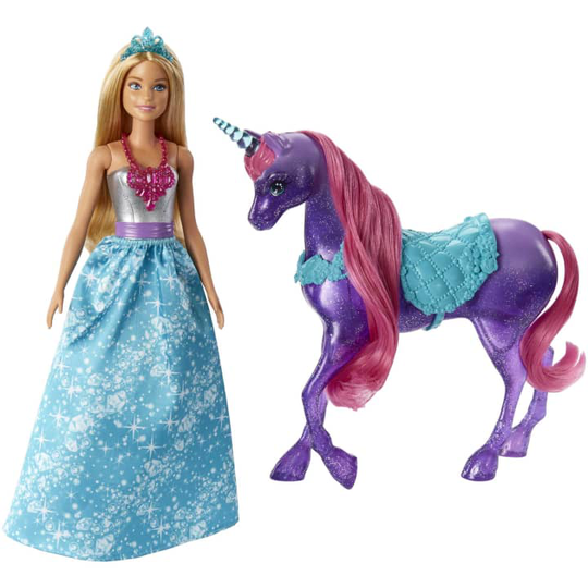 Barbie - Dreamtopia Doll and Unicorn (FPL89)