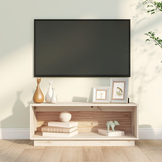 vidaXL TV-taso 90x35x35 cm täysi mänty