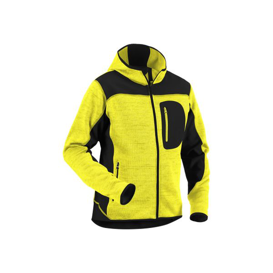 Blåkläder 493021173399XS Takki huomiokeltainen/musta, neulosta Koko XS