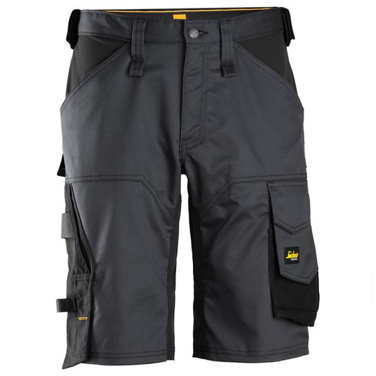 Snickers 6153 AllroundWork Shortsit teräksenharmaa/musta 44