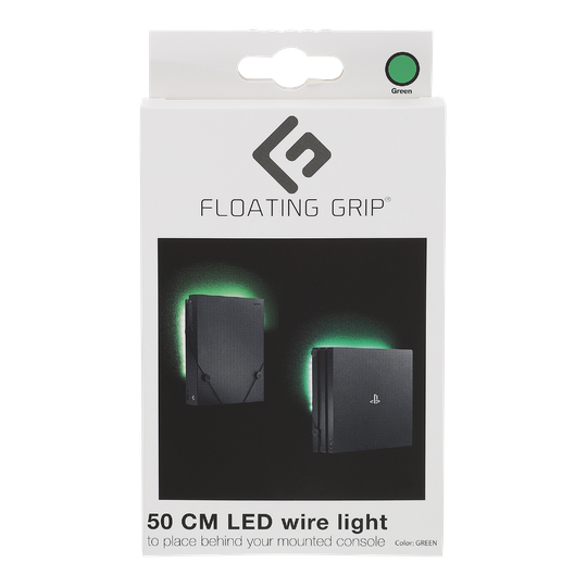 Floating Grip Led Wire Light with USB Green