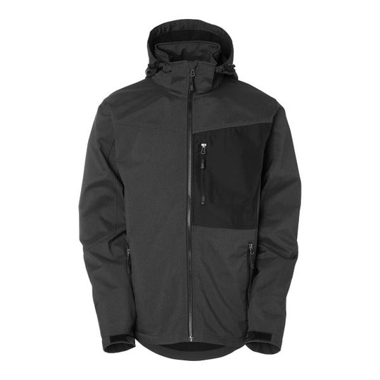 South West Jack 626 Softshelltakki tummanharmaa S