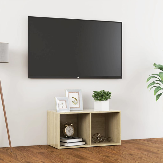 vidaXL TV-taso Sonoma-tammi 72x35x36,5 cm lastulevy