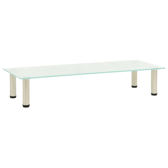 vidaXL TV-taso himmeä 100x35x17 cm karkaistu lasi
