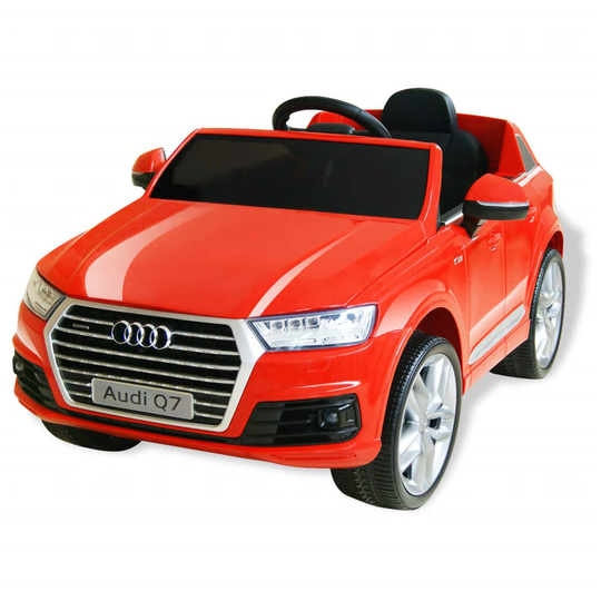 vidaXL Sähkökäyttöinen ajettava auto Audi Q7 Punainen 6V