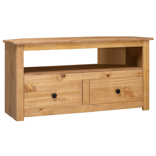 vidaXL TV-kulmataso 93x49x49 cm täysi mänty Panama-sarja