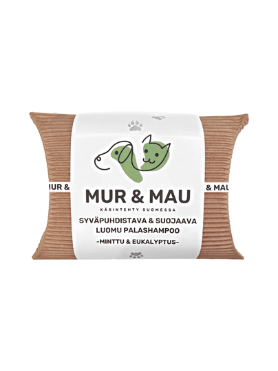 Mur & mau syväpuhdistava & suojaava luomu palashampoo minttu & eukalyptus 110g