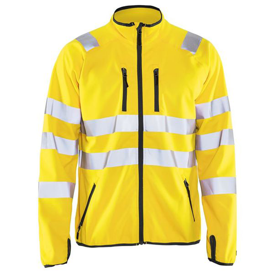 Blåkläder 490625123300XS Softshelltakki huomiokeltainen, huomiotakki Koko XS