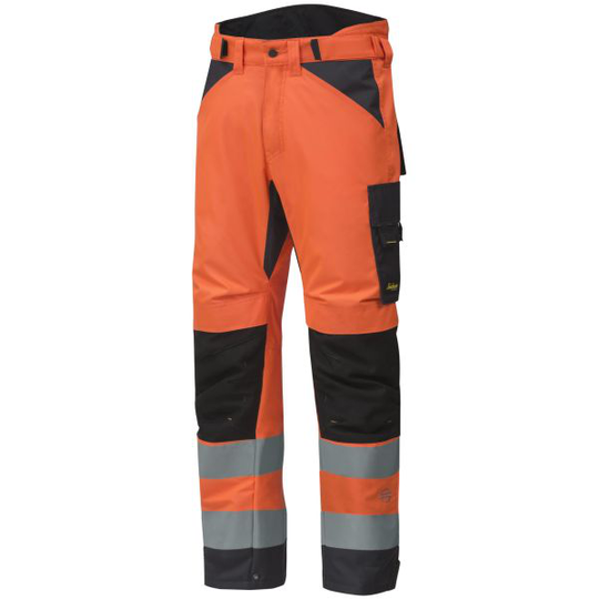 Snickers 6639 AllroundWork Talvihousut heijastimet, oranssi XS