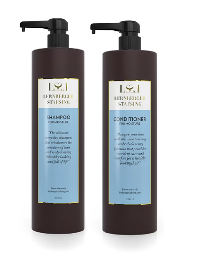 Lernberger Stafsing - Shampoo For Moisture 1000 ml + Lernberger Stafsing - Conditioner For Moisture 1000 ml