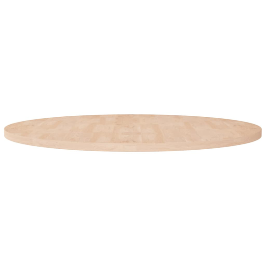 vidaXL Pyöreä pöytälevy Ø90x2,5 cm käsittelemätön täysi tammi