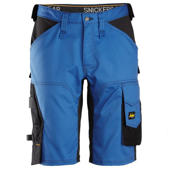 Snickers 6153 AllroundWork Shortsit kirkkaansininen/musta 44