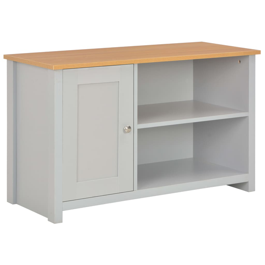 vidaXL TV-taso harmaa 95x39x58 cm