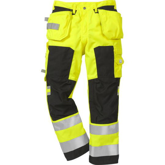 Fristads 2025 PLU Työhousut huomiokeltainen/musta C150