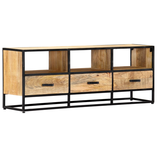 vidaXL TV-taso 120x30x45 cm täysi mangopuu