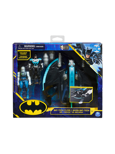 Batman batwing vehicle 10cm figures