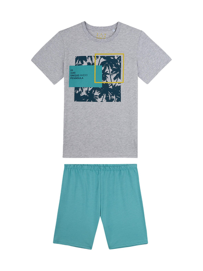 Ocean breeze w. palm print -pyjama