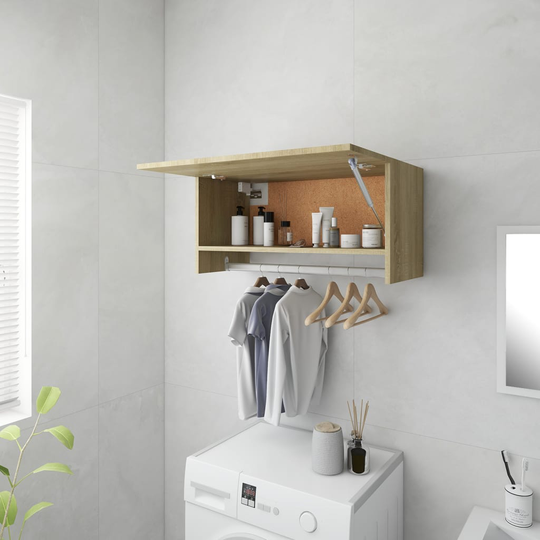 vidaXL Vaatekaappi Sonoma-tammi 70x32,5x35 cm lastulevy