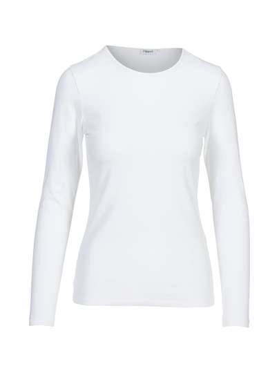 Cotton stretch long sleeve -paita