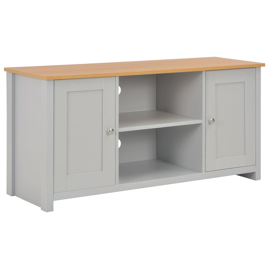 vidaXL TV-taso harmaa 120x39x58 cm
