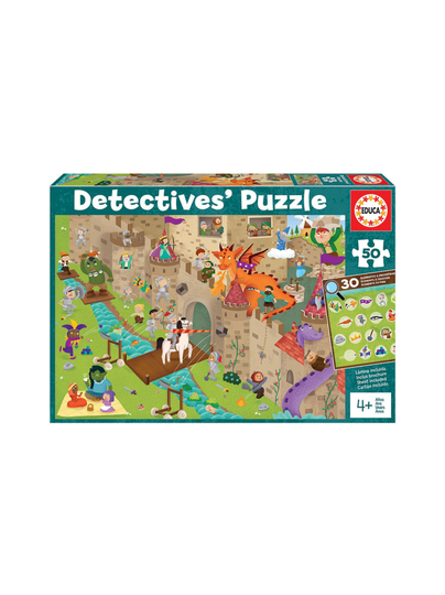 Educa detectives' puzzle busy castle 50