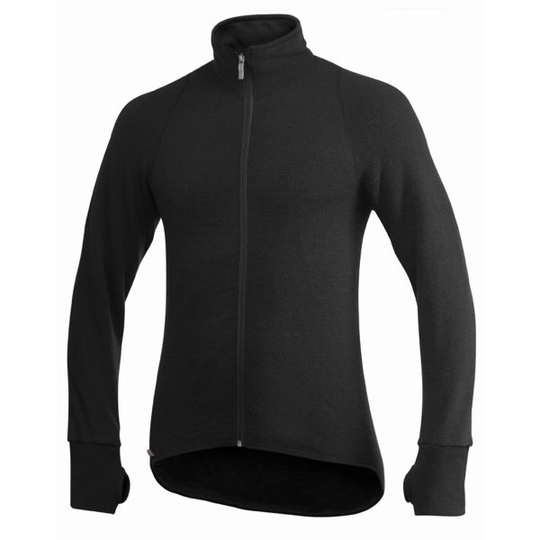 Woolpower Full zip jacket 400 Pusero musta S