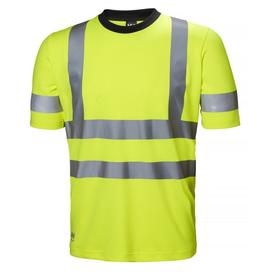 Helly Hansen Workwear Addvis T-paita huomiotakki, keltainen Koko XS