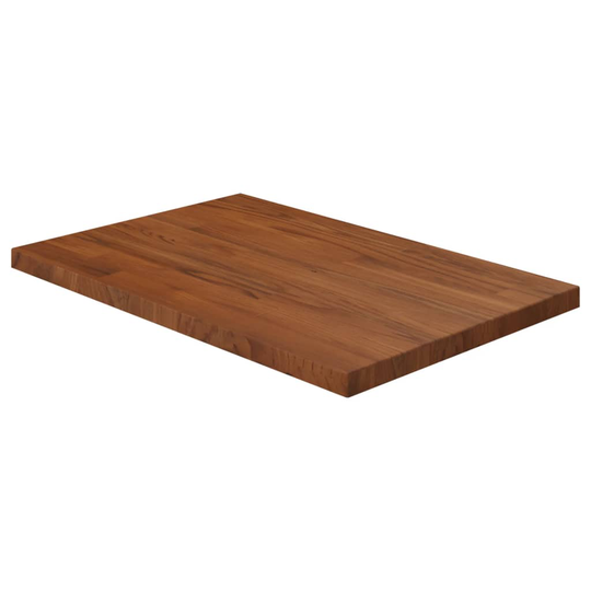 vidaXL Kylpyhuoneen työtaso t.ruskea 60x40x2,5 cm käsitelty täysi puu