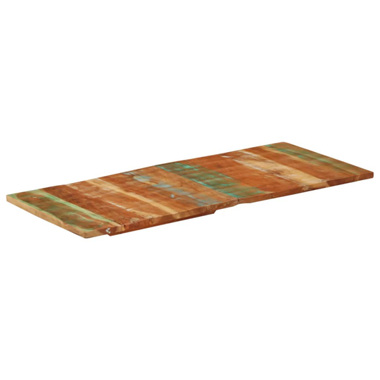 vidaXL Suorakulmainen pöytälevy 60x140 cm 25-27 mm täysi kierrätyspuu