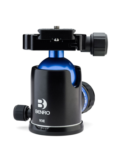 Benro v3e triple action ballhead kuulapää + pu60 -pikakiinnityslevy
