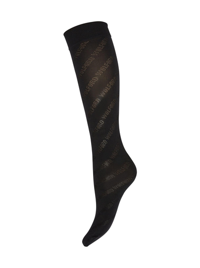 Monogram jacquard -polvisukat 50 den