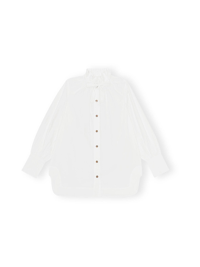 Cotton poplin tie string -paita
