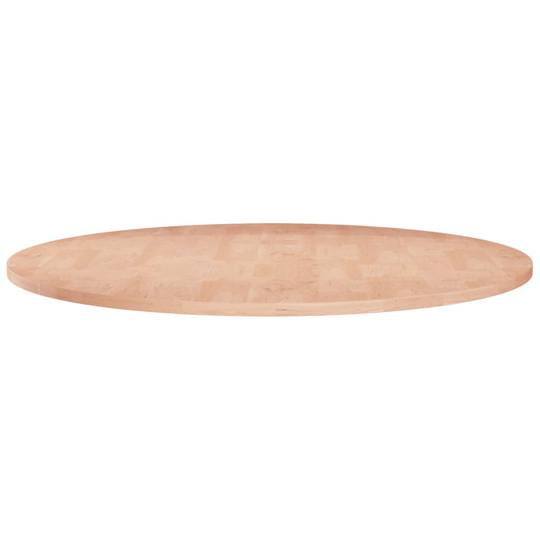 vidaXL Pyöreä pöytälevy Ø80x1,5 cm käsittelemätön täysi tammi