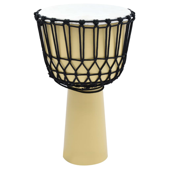 vidaXL Djembe-rumpu kiristysköydellä 14" vuohennahka