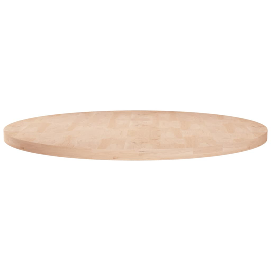 vidaXL Pyöreä pöytälevy Ø70x2,5 cm käsittelemätön täysi tammi