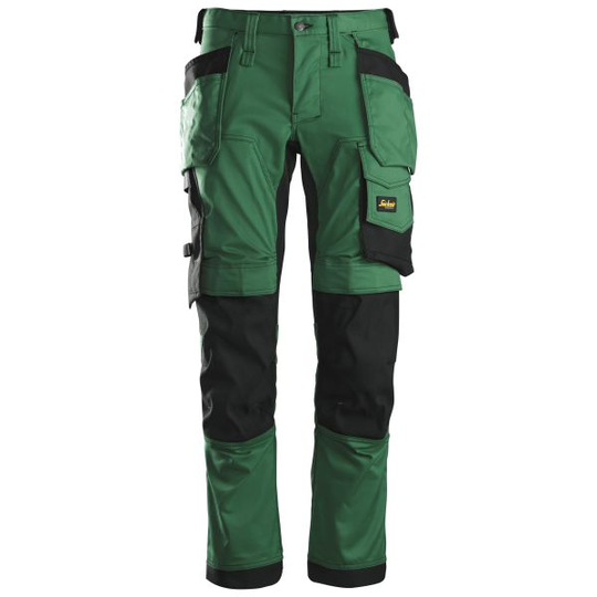 Snickers 6241 AllroundWork Työhousut metsänvihreä, stretch 250
