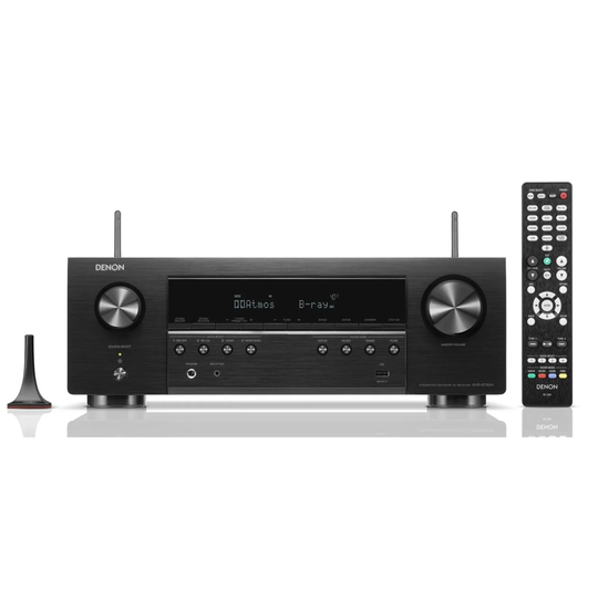 Denon AVR-S760H, 7.2 HEOS 8K AV-Viritinvahvistin