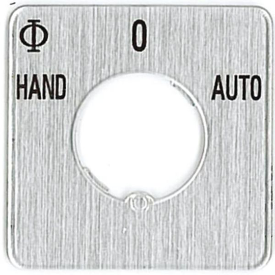 Kraus & Naimer 3135014 Kyltti HAND-0-AUTO, 30x30 mm