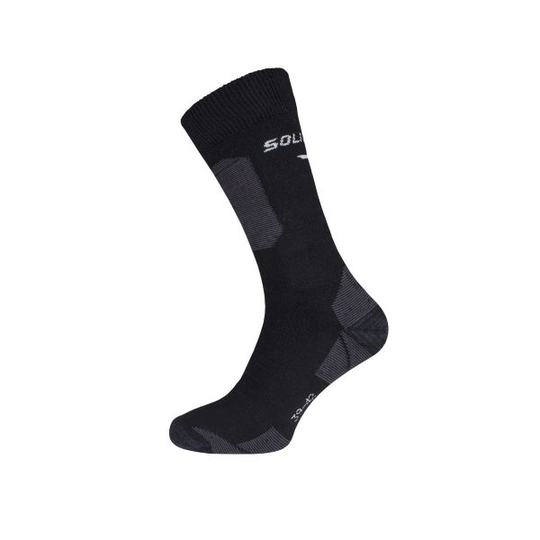 Solid Gear Performance Winter Sukat musta/harmaa, merinovillaa, 2 kpl:n pakkaus 35-38